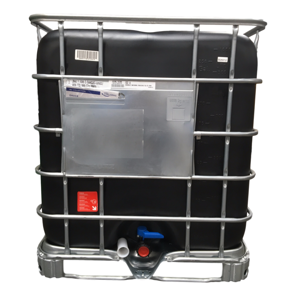 275 Gallons Black Used IBC Tote San Diego Drums And Totes.