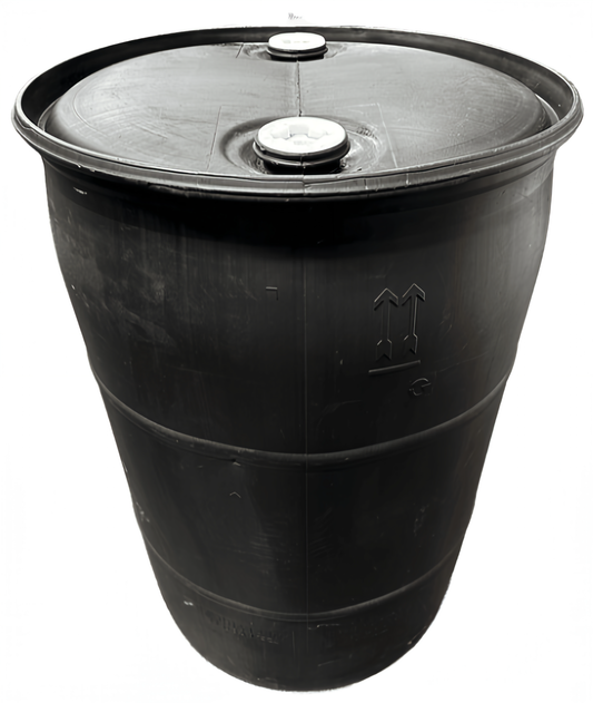 Drum | Poly | Closed Top | Reconditioned | 55G | Black | UN Rated