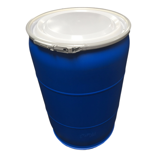 Drum | Poly | Open Top | Reconditioned | 55G | Blue | UN Rated