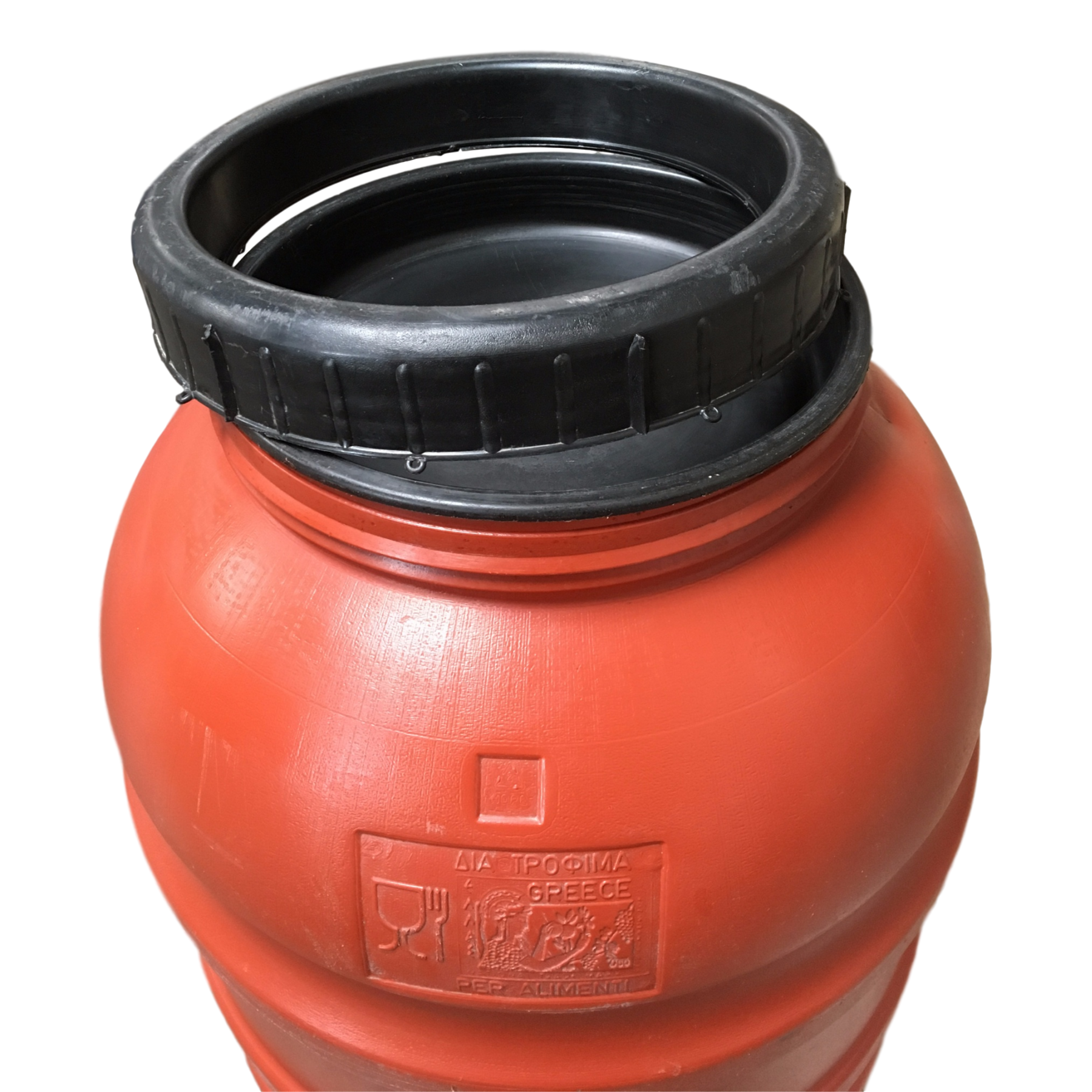 HDPE  Blue Or Grey Open Top Drum With Screw On Lid PLASTIC BARREL 58 GAL. 